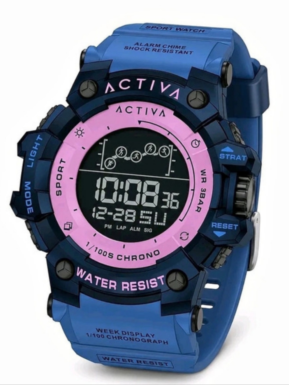 ACTIVA Summit  X Digital Sports Watch Blue & Pink NWT